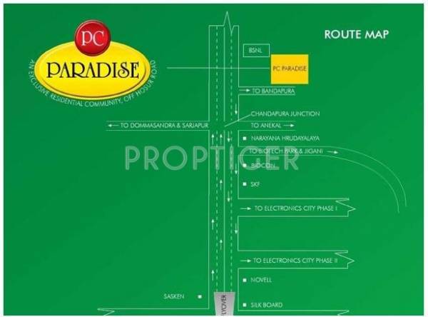 Apna Sapna Pc Paradise Location Plan