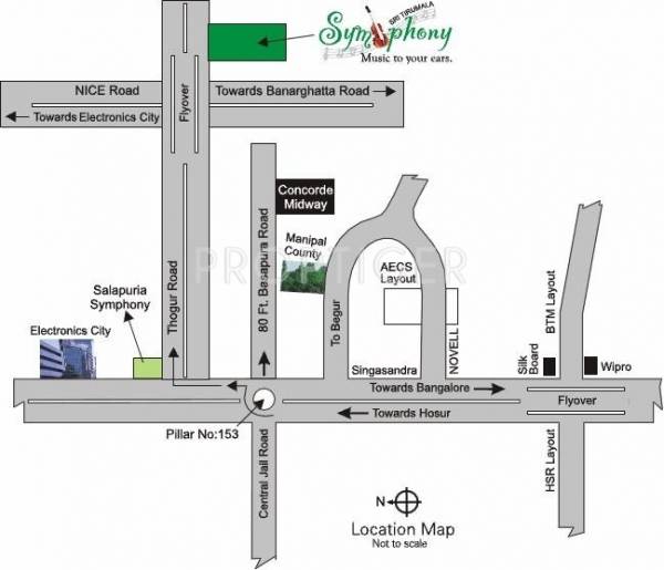 Images for Location Plan of Amigo Sri Tirumala Symphony