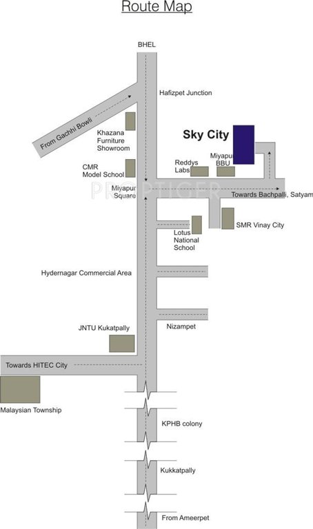 BK Oakwood Estates Sky City Location Plan