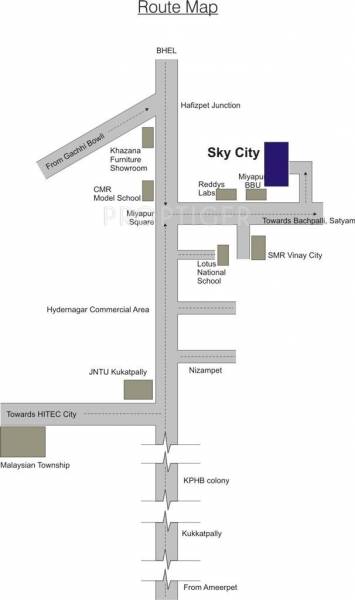 Location Plan BK Oakwood Estates Sky City Location Plan