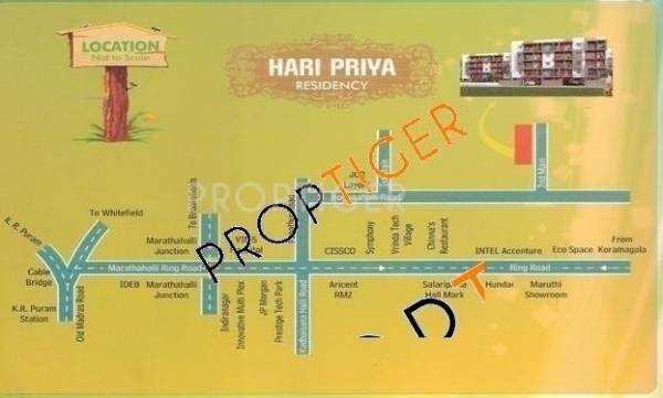 Aesthetic Constructions Hari Priya Location Plan