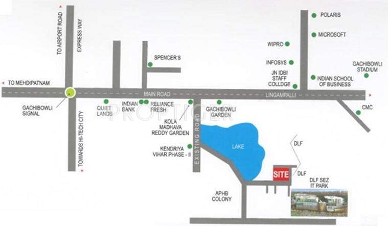  sarovar Images for Location Plan of ARCA Sarovar