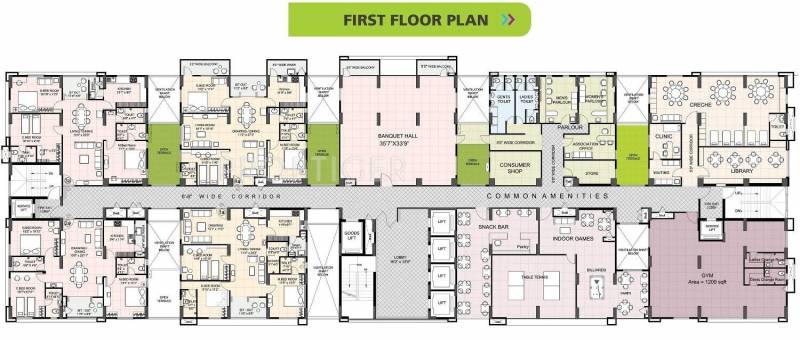 Images for Cluster Plan of Manjeera Trinity Sky Villas