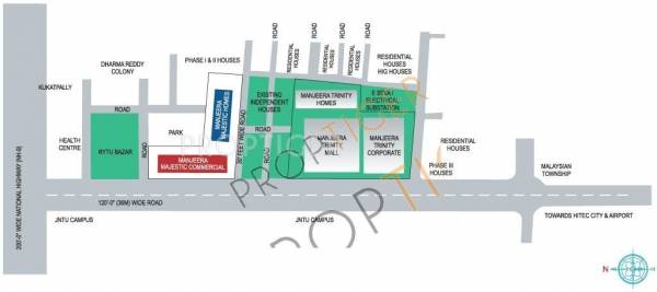 Images for Location Plan of Manjeera Trinity Sky Villas Images for Location Plan of Manjeera Trinity Sky Villas