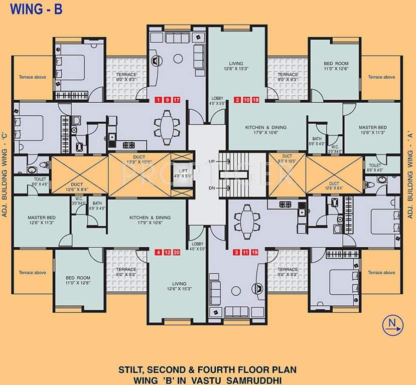 Images for Cluster Plan of PS Developers Vastu Samruddhi