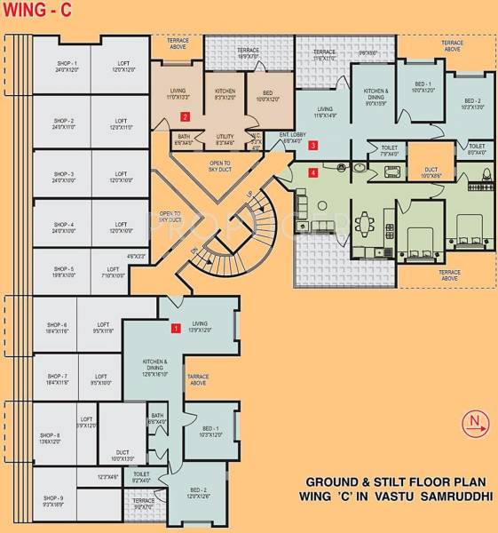 Images for Cluster Plan of PS Developers Vastu Samruddhi