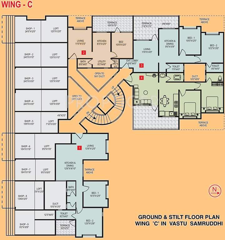 Images for Cluster Plan of PS Developers Vastu Samruddhi