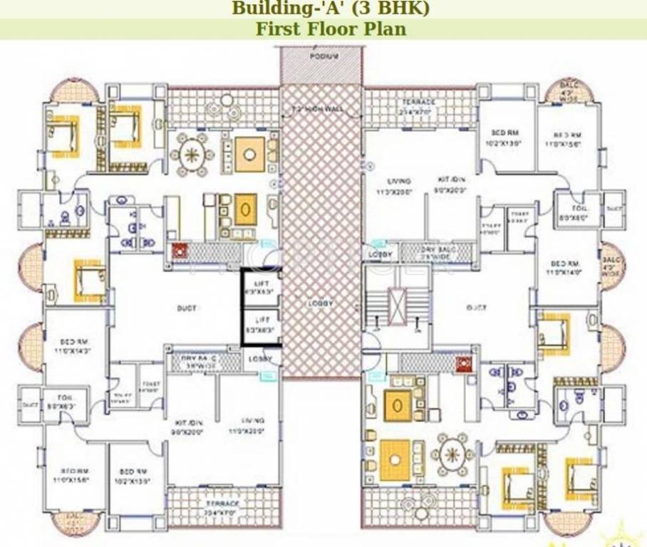 Images for Cluster Plan of Magarpatta Sylvania