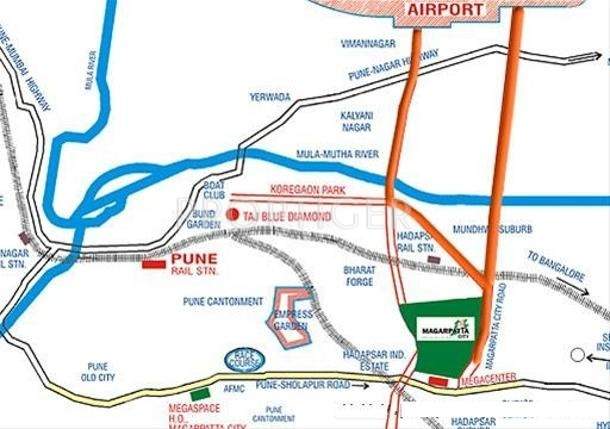 Images for Location Plan of Magarpatta Mulberry Gardens