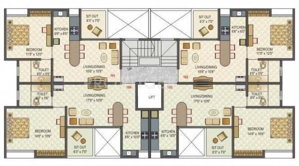 Images for Cluster Plan of Mittal ParkWayz