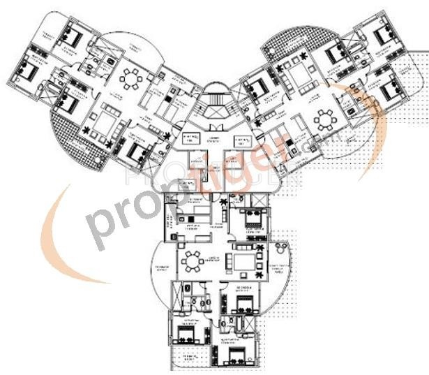 Images for Cluster Plan of Magarpatta Laburnum Park