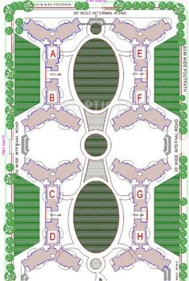 Images for Master Plan of Magarpatta Laburnum Park