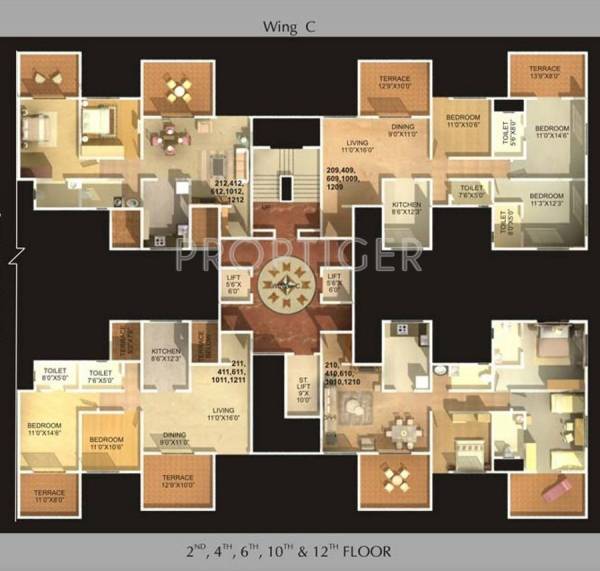 Tower B7 Cluster Plan kesar Tower B7 Cluster Plan