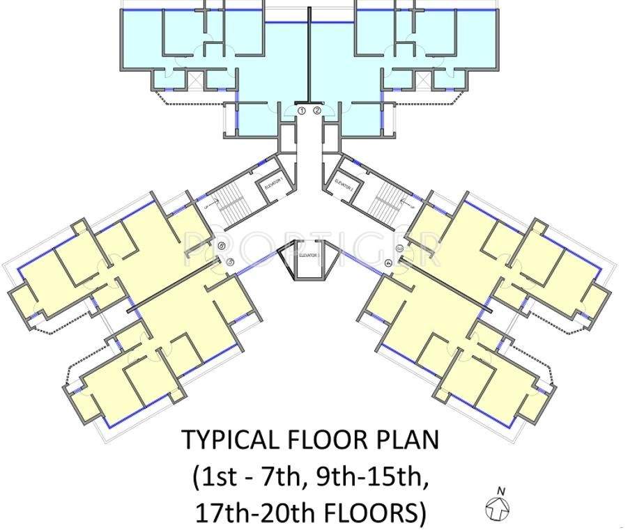 Images for Cluster Plan of Sea Princess Gundecha Premiere