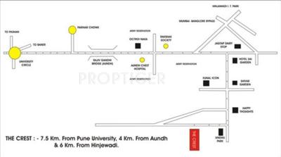  the-crest Images for Location Plan of Malpani The Crest