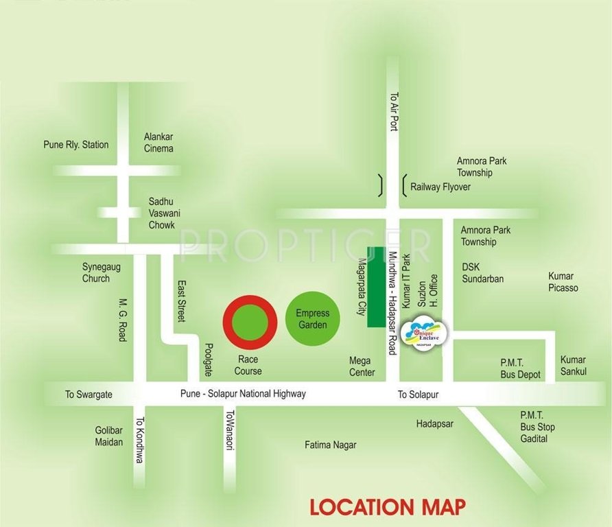 Gawade Unique Enclave Location Plan