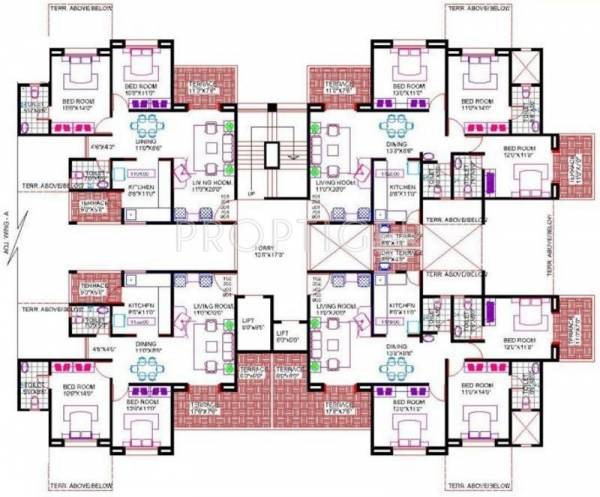 Images for Cluster Plan of OM Developers Aishwarya Residency
