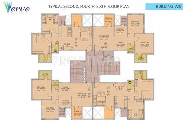 Images for Cluster Plan of The Verve Residency Images for Cluster Plan of The Verve Residency