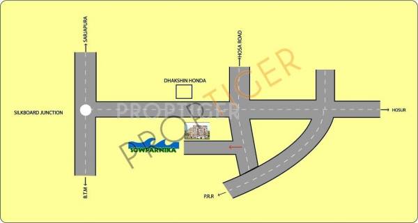 Images for Location Plan of Hoysala Sowparnika