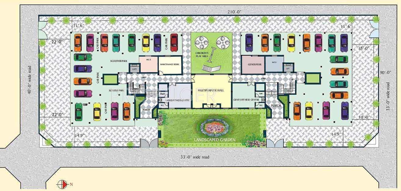  orchid Images for Layout Plan of Jamals Orchid