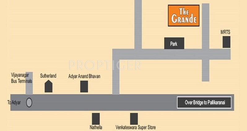 Images for Location Plan of Priyadarshini Constructions The Grande