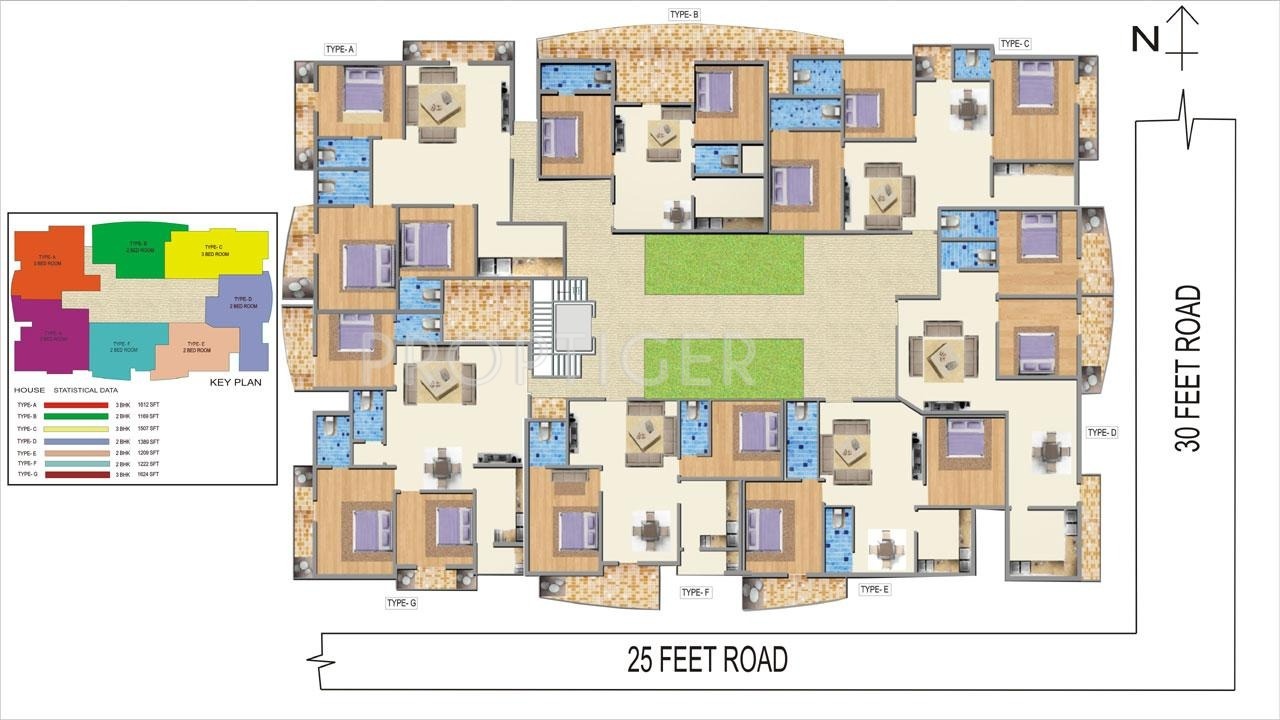 Akash Homes Heritage IX Layout Plan