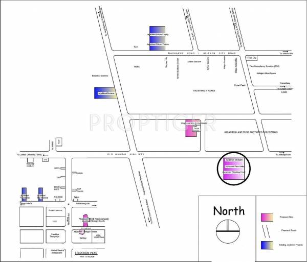 Images for Location Plan of Jayabheri Group Whistling Court