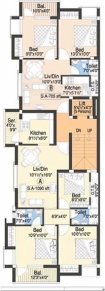 Images for Cluster Plan of Anitech Thangam