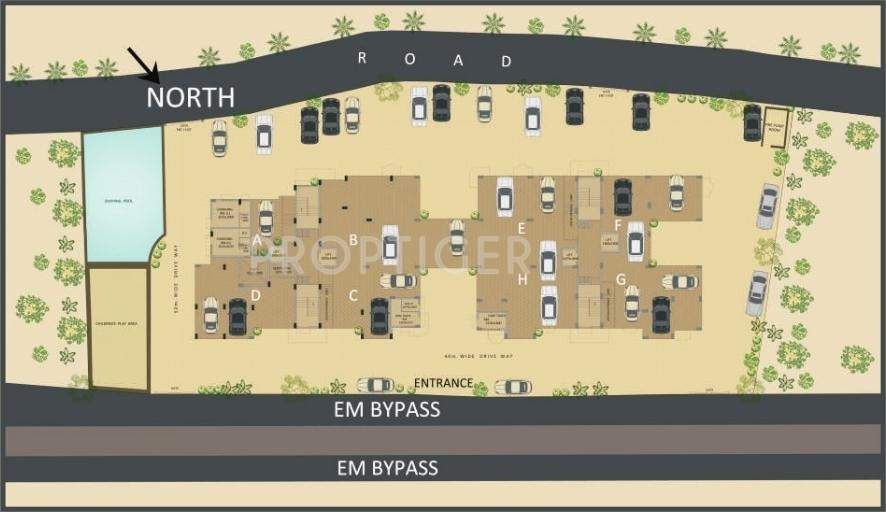  heights Images for Layout Plan of Rajwada Heights