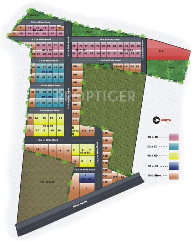 Images for Layout Plan of Vintage Shelters Vintage South City