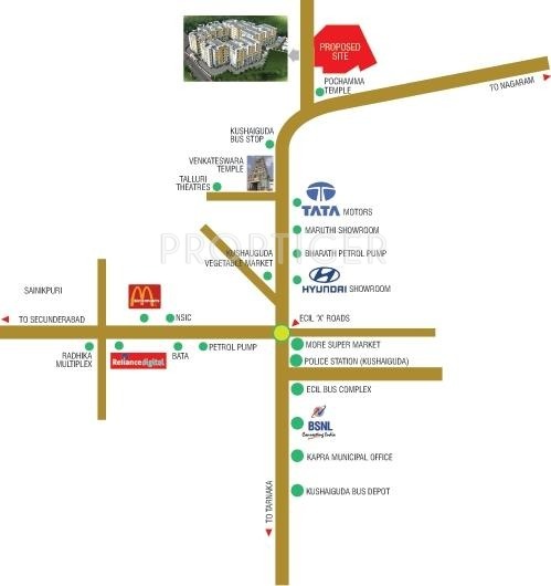 Sai Mitra Meadows Location Plan
