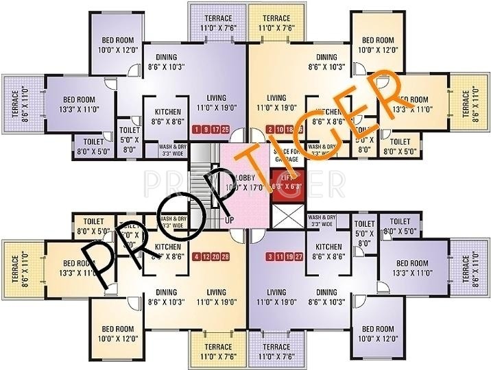 Images for Cluster Plan of GK Developers Dwarka Sai Paradise