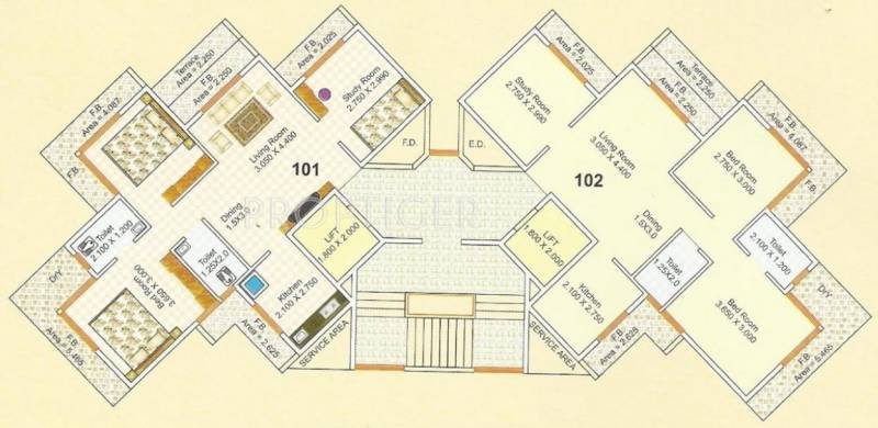 Images for Cluster Plan of Someshwar Builders Residency