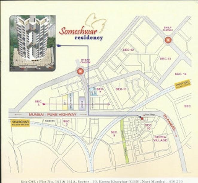 Someshwar Builders Residency Location Plan