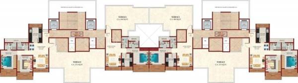  arham-arcade Single Tower Cluster Plan