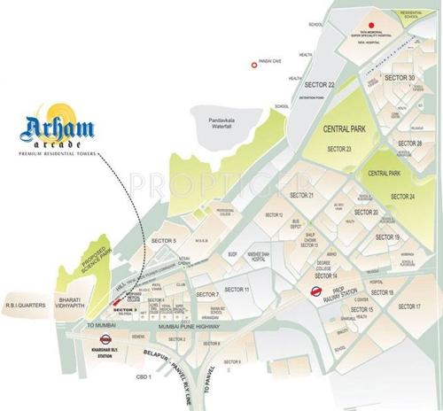  arham-arcade Images for Location Plan of Sanghvi Arham Arcade
