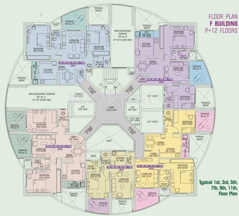 Images for Cluster Plan of Tejas Poorva Residency