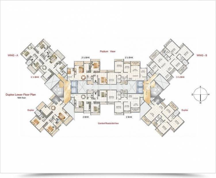  heights Wing B Cluster Plan