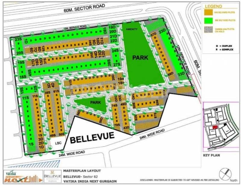 Images for Layout Plan of Vatika Bellevue Residences