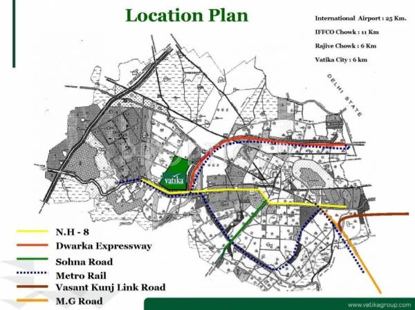 Images for Location Plan of Vatika Bellevue Residences