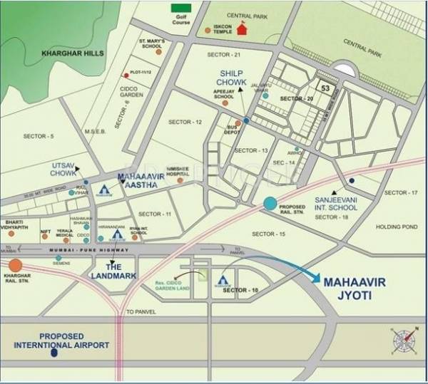 Images for Location Plan of Mahaavir Universal Jyoti