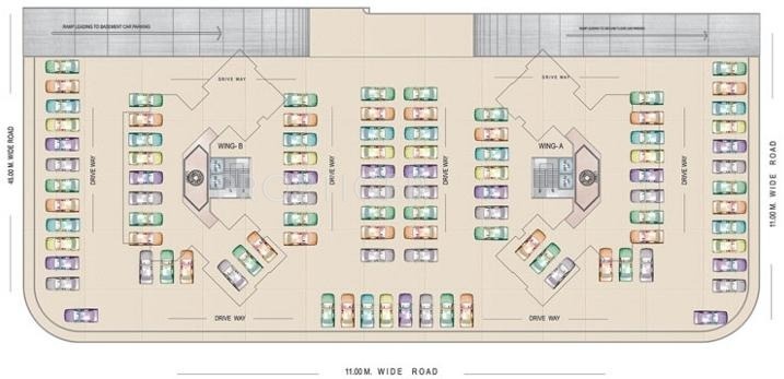  sai pearls Tower1 Cluster Plan