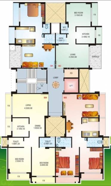  sai-residency Images for Cluster Plan of Nisarg Sai Residency