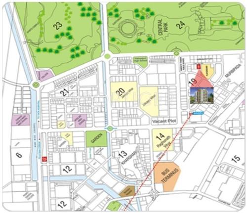  sai-residency Images for Location Plan of Nisarg Sai Residency