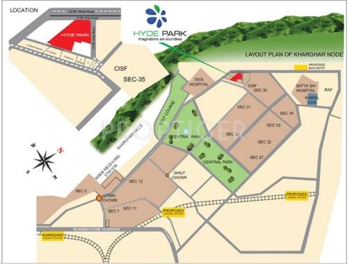  hyde-park Images for Location Plan of Nisarg Hyde Park