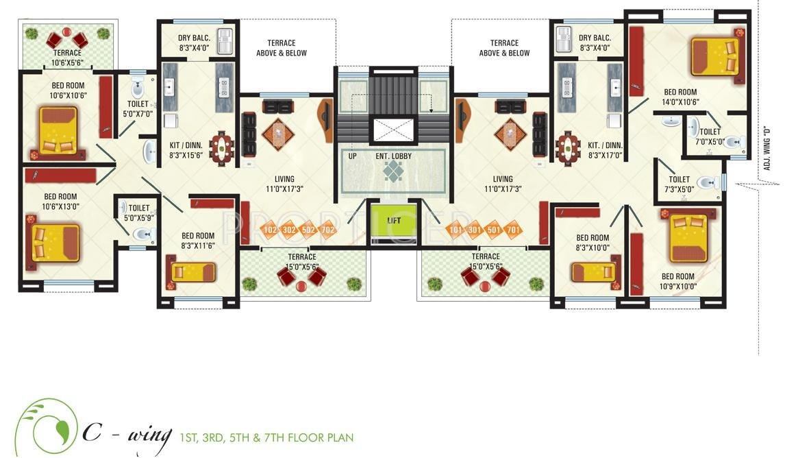 Images for Cluster Plan of GK Developers Rose County