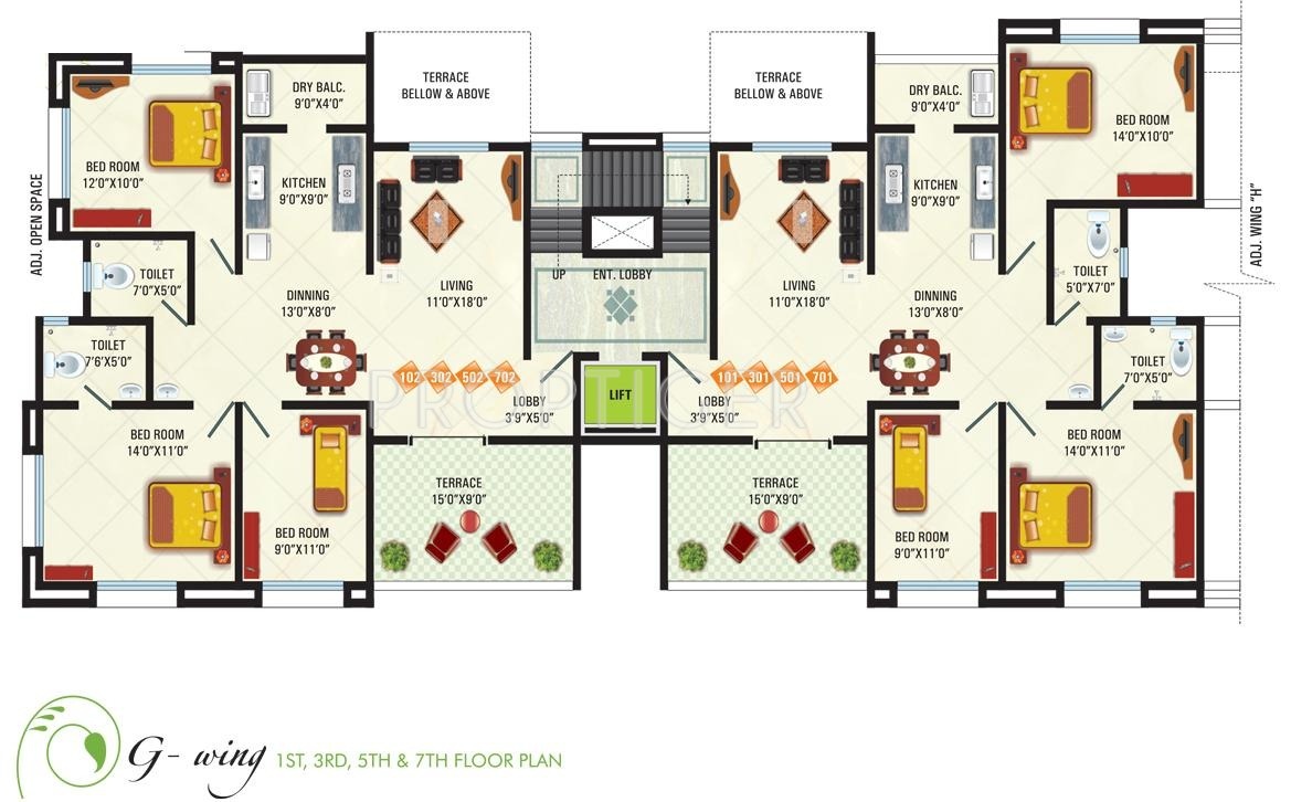 Images for Cluster Plan of GK Developers Rose County