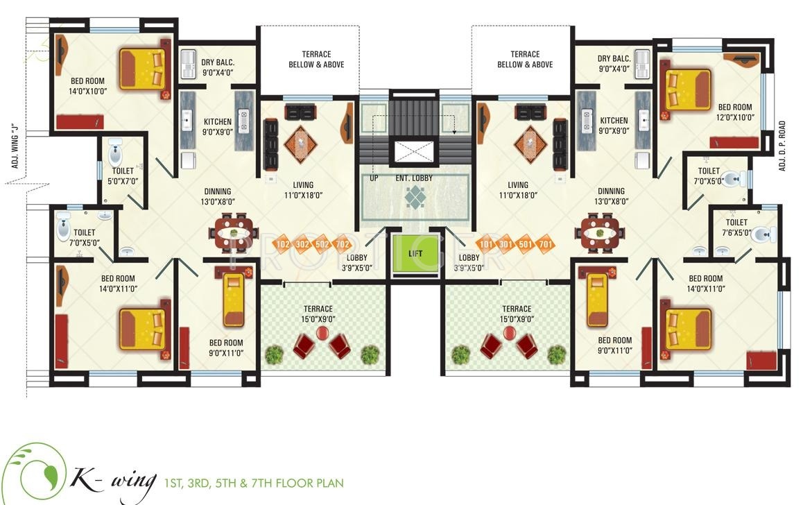 Images for Cluster Plan of GK Developers Rose County