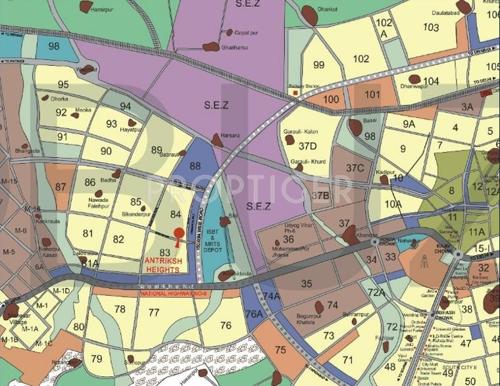 heights Images for Location Plan of The Antriksh Heights