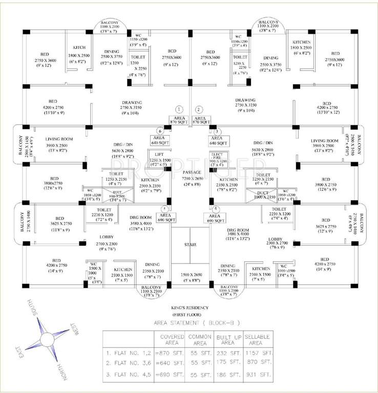 Images for Cluster Plan of Vibgyor Kings Residency